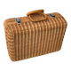 Rattan suitcase, 1960s-70s