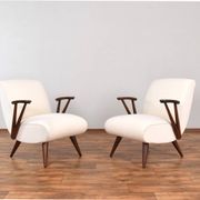 Mid-Century Modular Polish Armchairs, 1960s, Set of 2