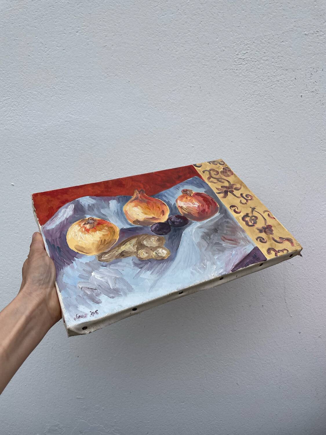 Still life oil painting