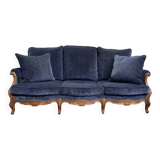 Sofa - Louis XV velvet style bench