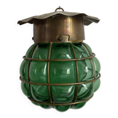 Applique lanterne marine en verre soufflé
