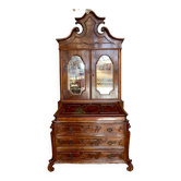 19th century mahogany scriban desk