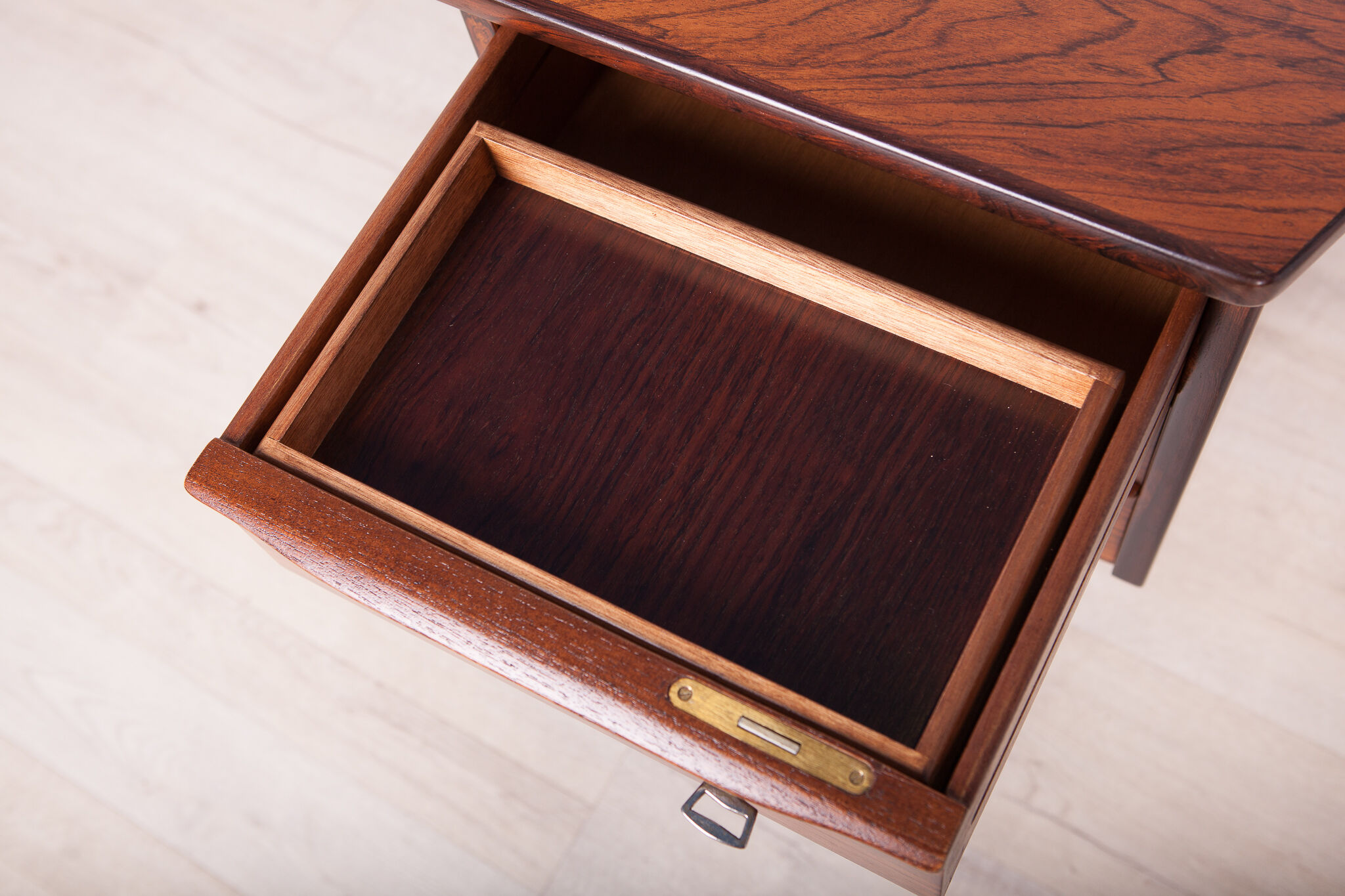 Mid Century Boomerang Rosewood Desk by Peter Løvig Nielsen, 1970s