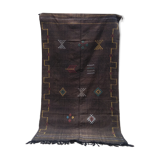 Hand-woven cactus silk carpet in Morocco 240x132 cm