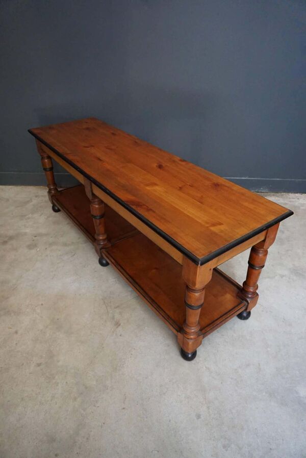 Top table in French cherry at the end of the 19th century