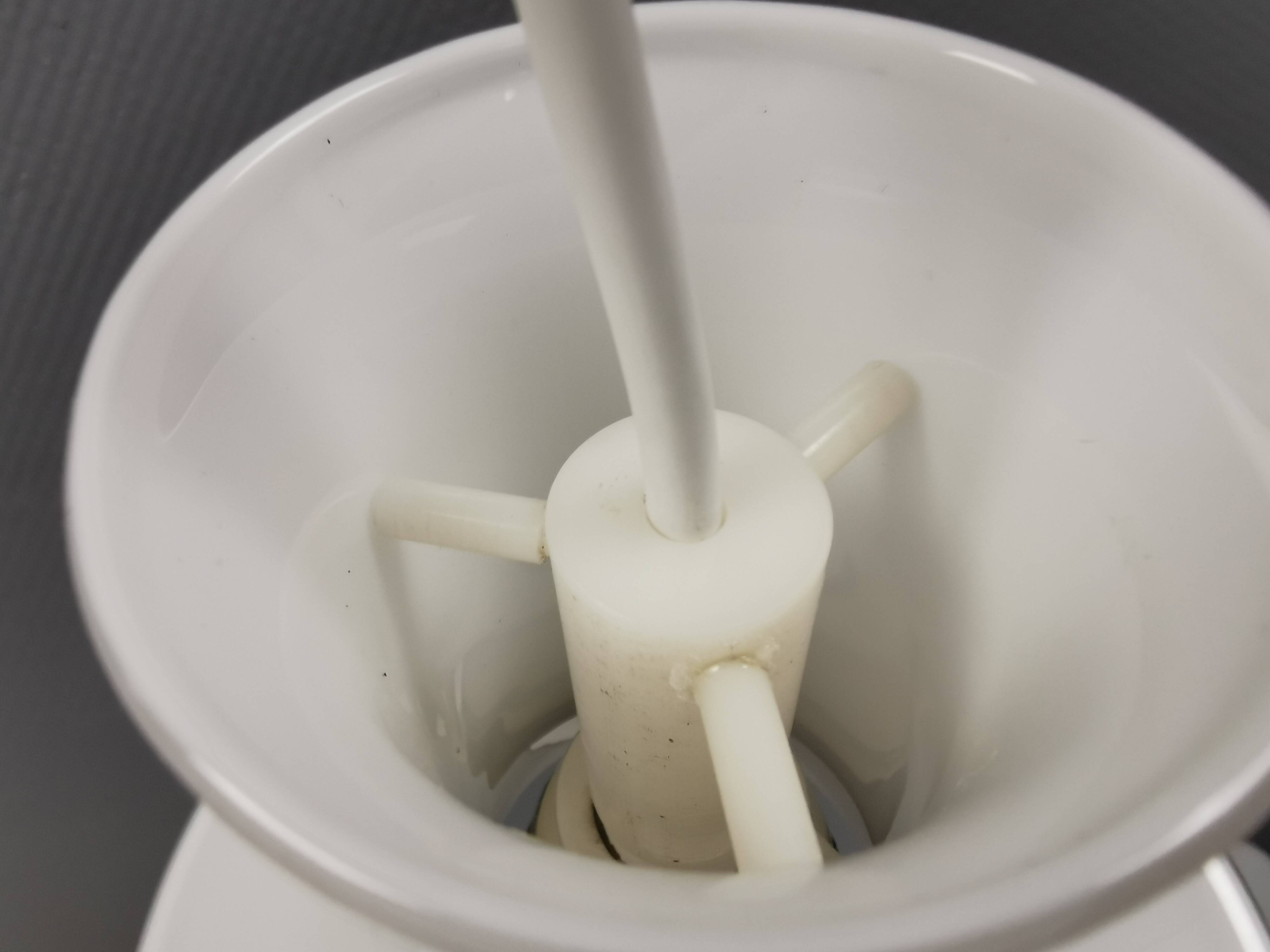 Mandarin hanging lamp made in opal white hand-crafted and mouth-blown glass