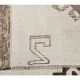 1970s Vintage Turkish Hand-Knotted Wool Cotton Beige Runner Rug 94x316