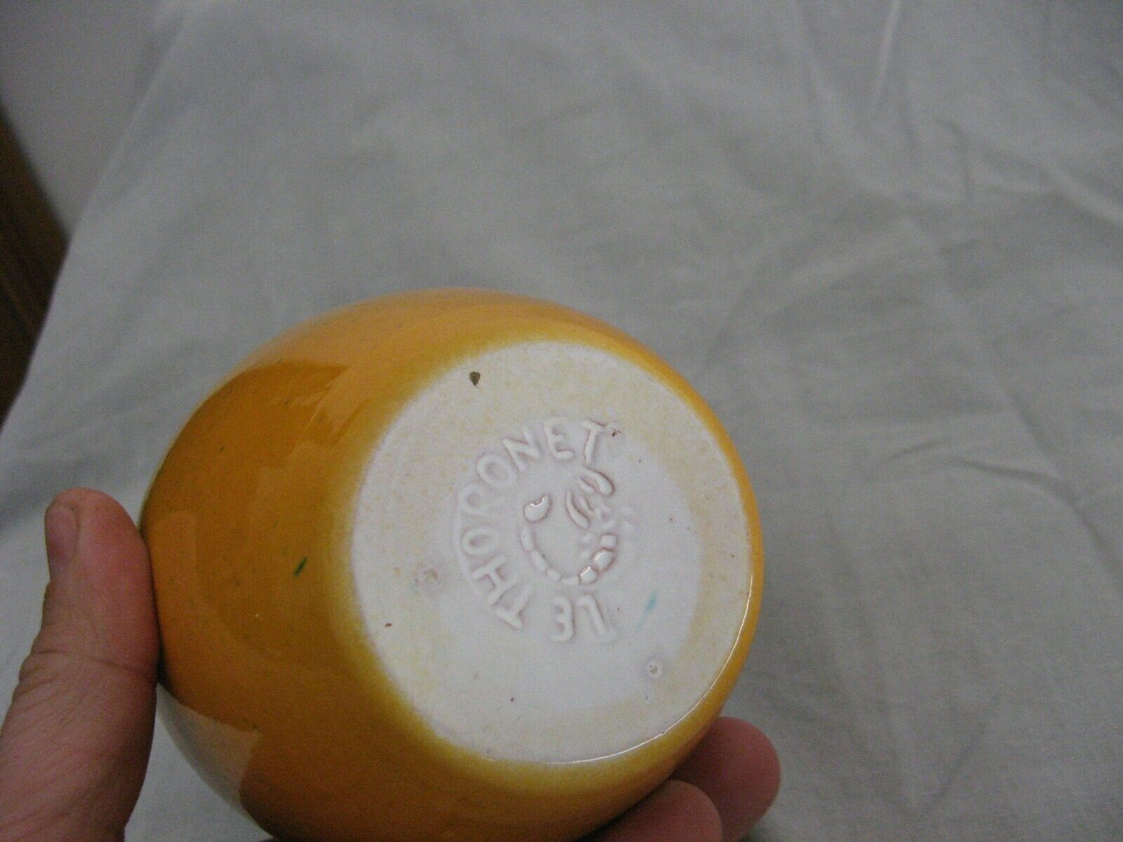 Contemporary pottery vase of The Scorpion Le Thoronet Var 83