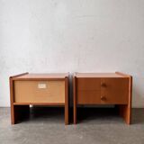 Mid-century teak bedside tables