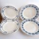 Set 6 assiettes creuses Art Déco