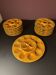 Oyster service Longchamp France – 12 plates + serving dish –