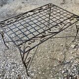Coffee table for the living room or garden - wrought iron