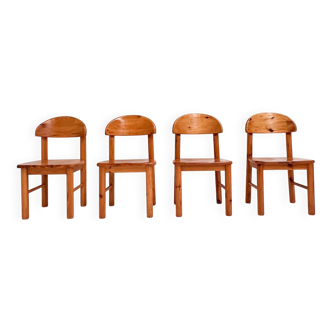 Set of 4 dining chairs by Rainer Daumiller for Hirtshals Sawmill, 1970s