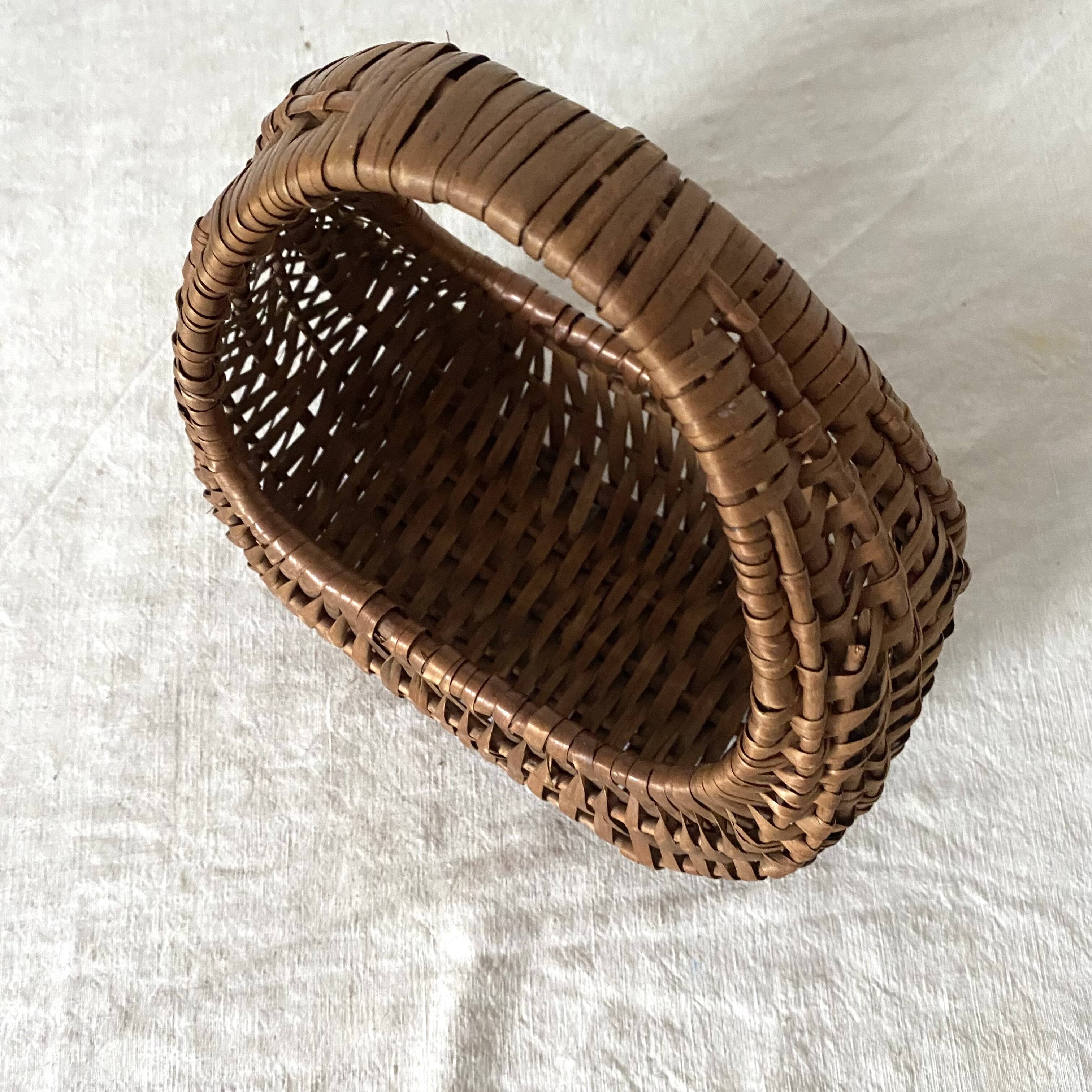 Vintage wicker basket for children