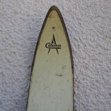 Former 1960s wooden ski pair - Cabanon