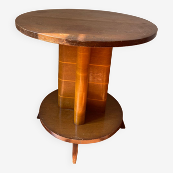 Table d’appoint guéridon marqueterie