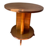 Side table marquetry table