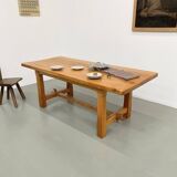 2m solid elm farmhouse table