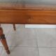 Wooden desk, leather top, extensions