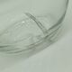 Engraved round decanter and its bubble top