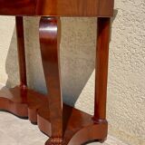 Restoration period mahogany console