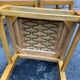 Lot de 4 chaises vintage art déco 1950 mid-century mobilier sinistrés de rené gabriel