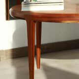 Round teak coffee table - Johannes Andersen - CF Christensen from Silkeborg