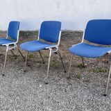 Série de 40 chaises de G. Piretti pour Castelli Anonima Castelli, Italie, années 1970