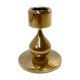 Brass candle holder height , design AS Mussen gold plated 24 carat Denmark 1960