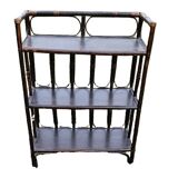 Dark Rattan Shelf