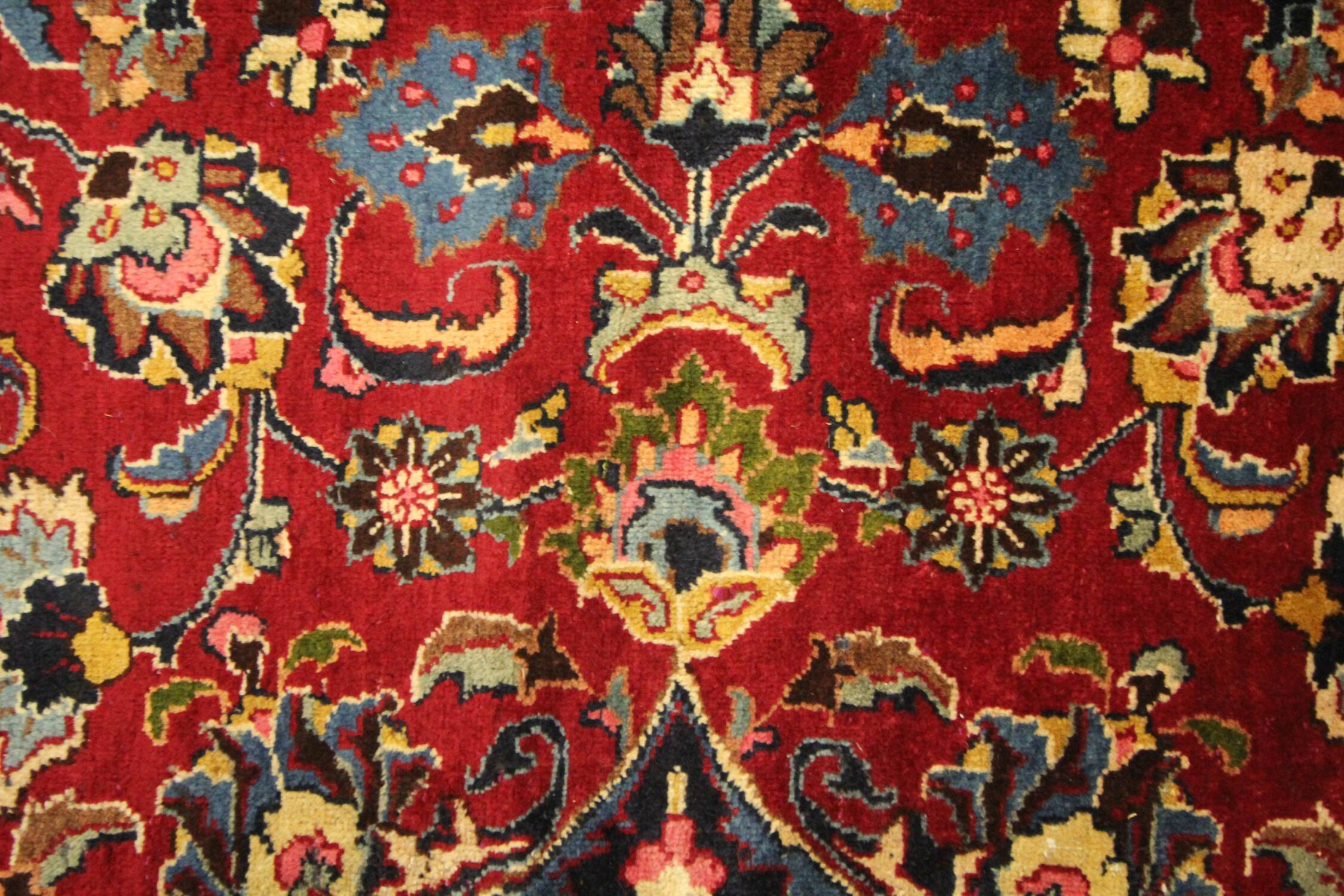 Tapis persan vintage tissé à la main Traditionnel Khorasan Area Rug- 242x343cm