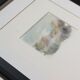 Abstract watercolour vintage painting in light shades