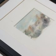 Peinture aquarelle abstraite vintage dans des teintes claires.