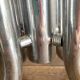 Vintage tubular chrome coat rack, 1970s