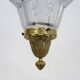 Louis XV style Hall lantern in bronze and glass globe. Around 1920