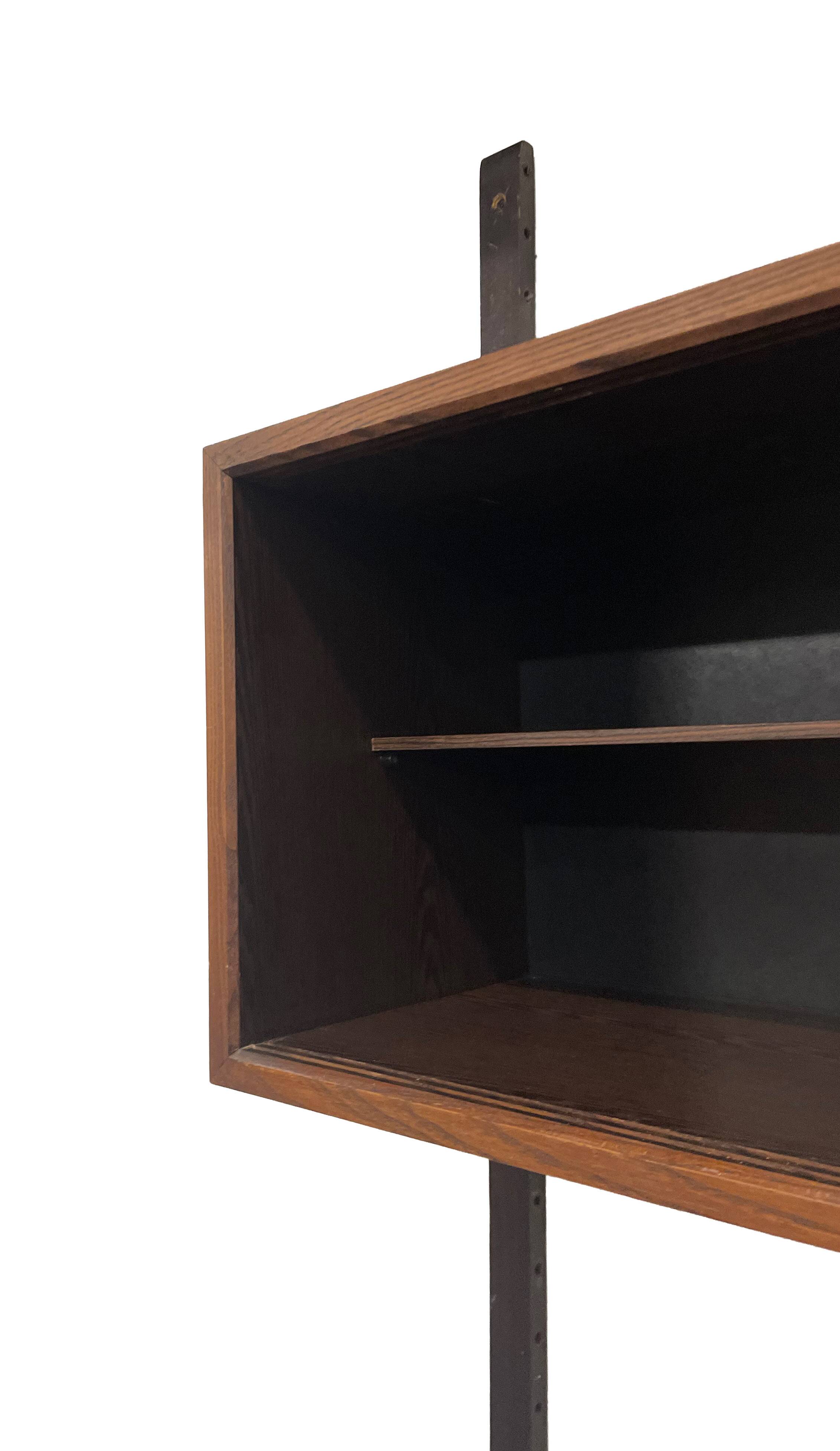 Vintage Poul Cadovius Royal System Wandsysteem Wenge