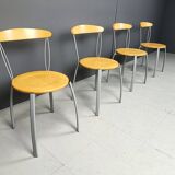 Vintage postmodern italian dining chairs, 1990s