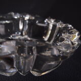 Crystal glass ashtray