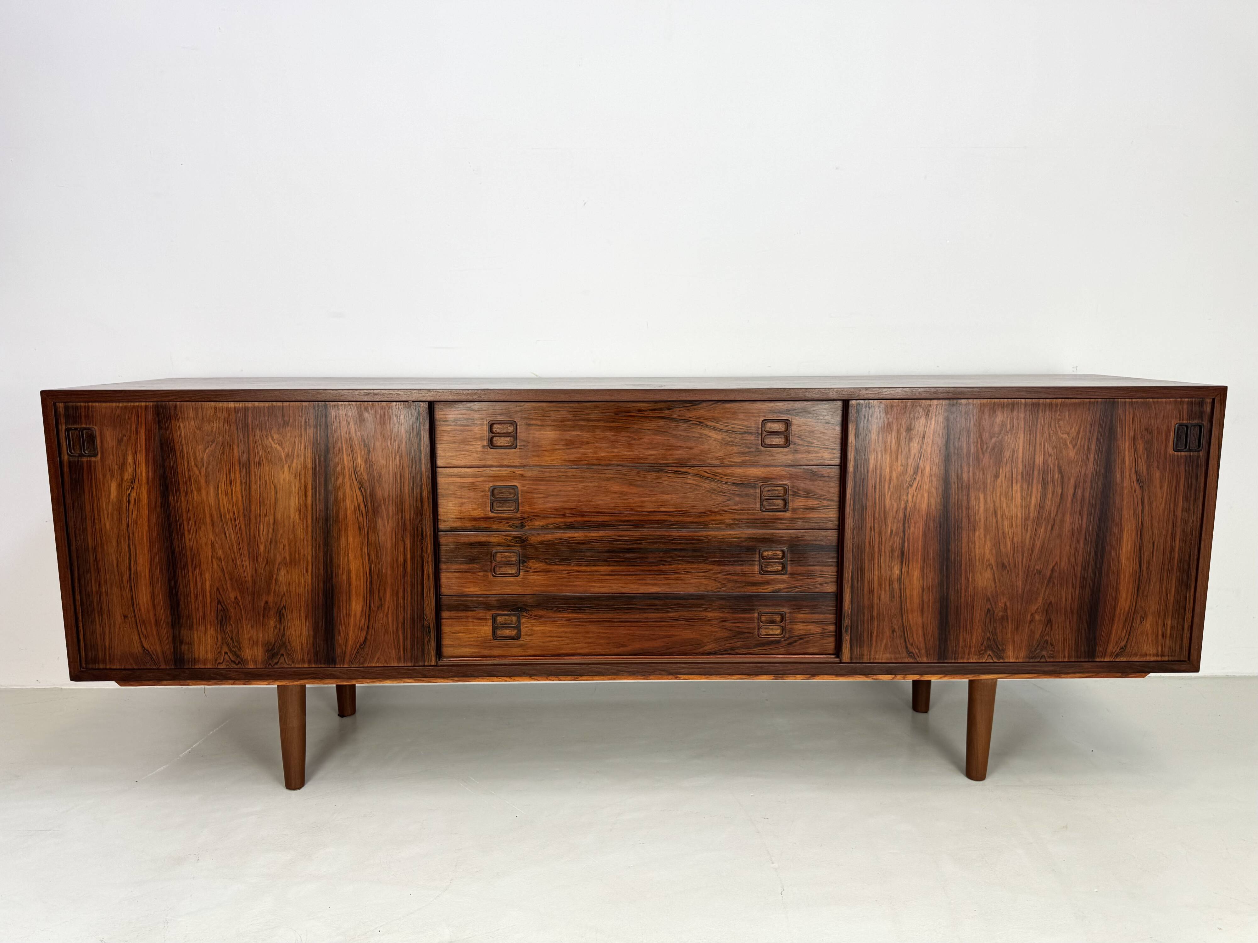 Vintage rosewood sideboard by Erik Wortz for IKEA 1960's.