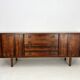 Vintage rosewood sideboard by Erik Wortz for IKEA 1960's.