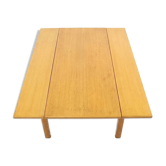 Table à manger modulable scandinave en chêne, années 1970