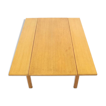 Table à manger modulable scandinave en chêne, années 1970