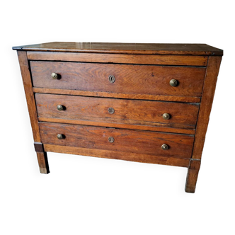 Old oak chest of drawers