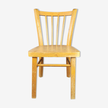 Baumann - Children's bistro chair . Light wood, vintage French