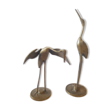 Brass heron duo