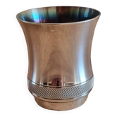 Christofle silver-plated timbale