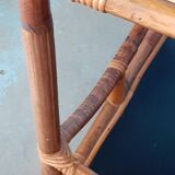 Bamboo rolling table.