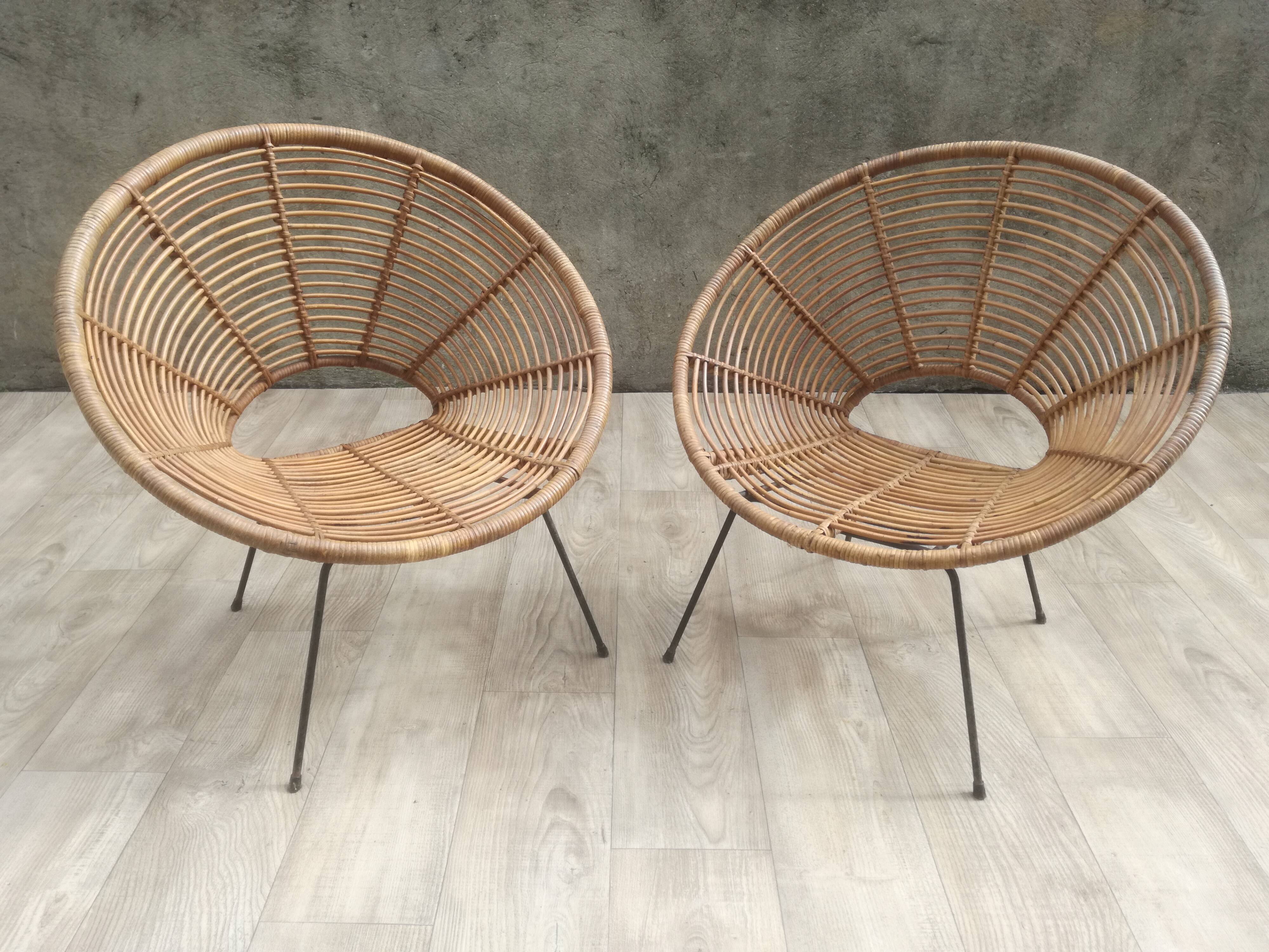Pair of armchairs in the 1950