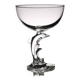 Coupe en cristal de JG Durand pied dauphin