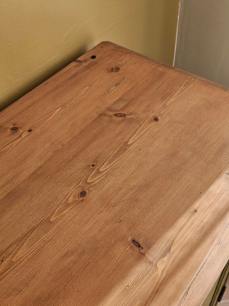 Renovated and distressed old buffet | Gaston